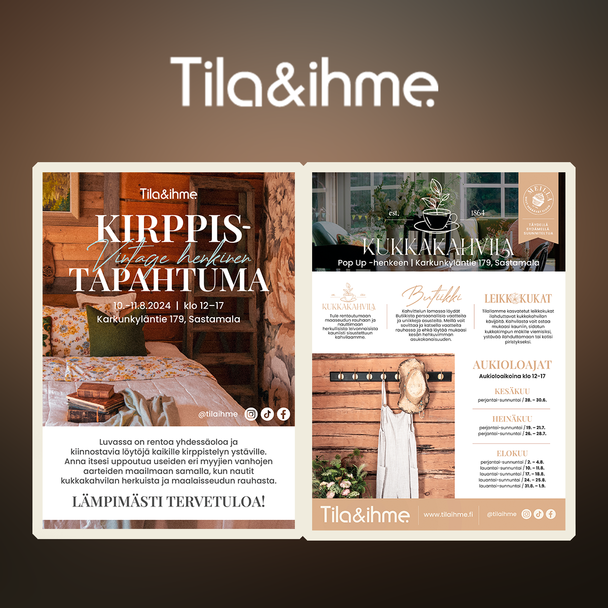 Brändi esiin painotuotteilla – Tila&ihme